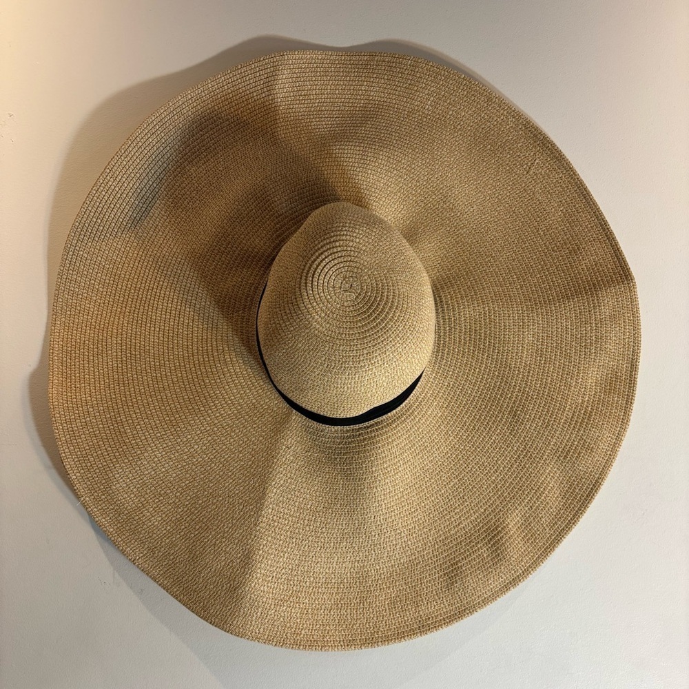 PARKHURST 100% Paper Sandguard in Sand Mix Colour Wide-Brim Hat NEW WITH TAG